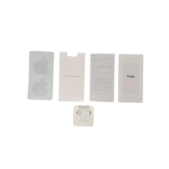 iPhone X 256 GB Space Gray Apple EMPTY RETAIL BOX EarPods Stickers Manual - Picture 6 of 6